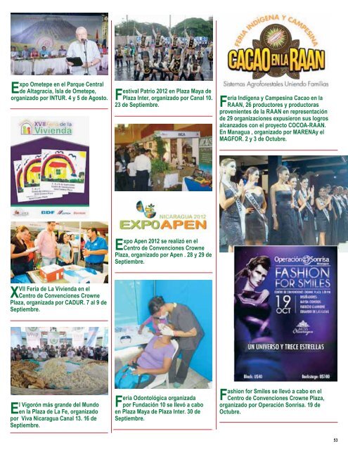 Distribución gratuita - Feria y Eventos de Nicaragua