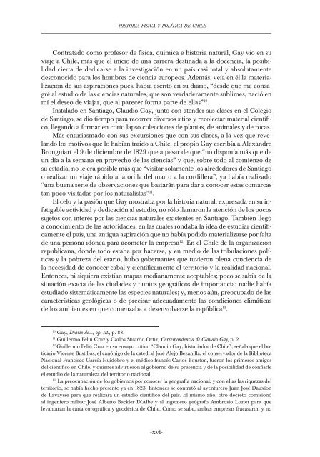 Historia física y política de Chile - Centro de Documentación ...