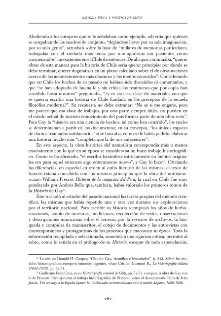 Historia física y política de Chile - Centro de Documentación ...