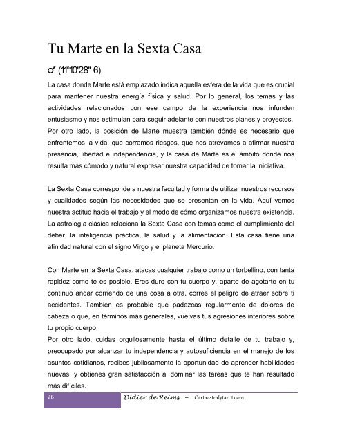 Interpretación de Sinastría para XXXXXXXX ... - carta astral y tarot