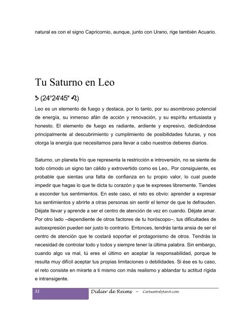 Interpretación de Sinastría para XXXXXXXX ... - carta astral y tarot