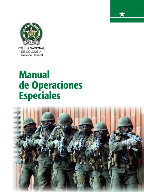 Manual de Operaciones Especiales - Policía Nacional de Colombia
