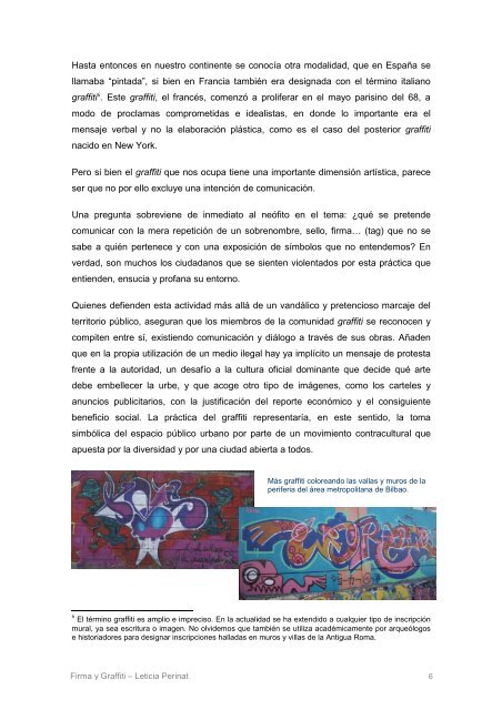 Firma y Graffiti. Un debate analizado por L. Perinat ... - Boek 861