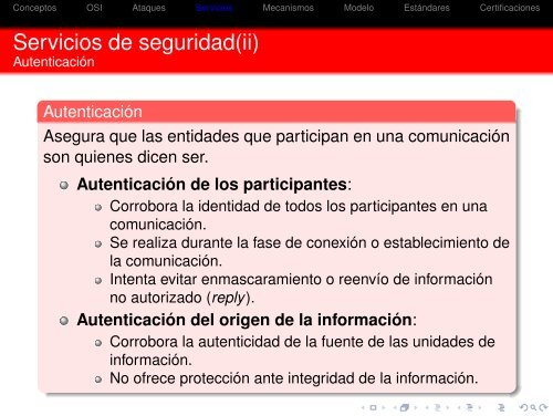 Seguridad en redes - Universidad Rey Juan Carlos