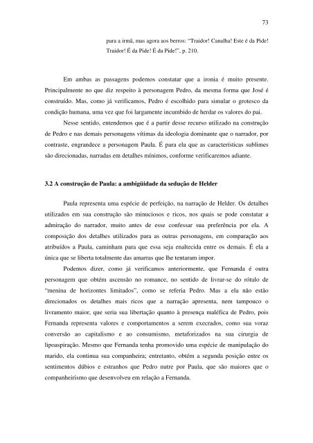 Dissertação completa - Programa de Pós-Graduação em Letras