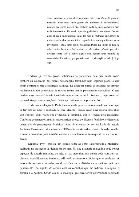 Dissertação completa - Programa de Pós-Graduação em Letras