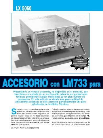 Descargar PDF - Nueva Electrónica