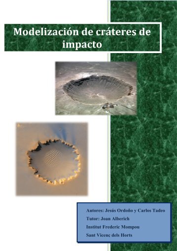 Modelización de cráteres de impacto - IES Bezmiliana