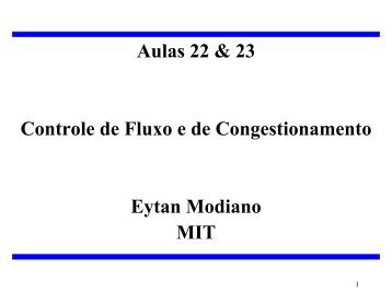 Controle de Fluxo - MIT