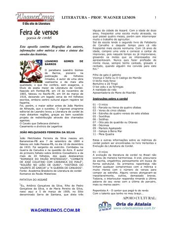 Feira de Versos - Wagner Lemos