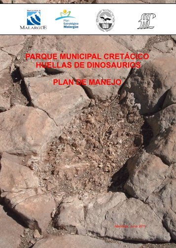 parque municipal cretácico huellas de dinosaurios plan de manejo