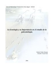 Paleoicnologia - Sociedad Paleontológica de Chile