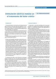 Estimulación eléctrica medular en el tratamiento del dolor crónico