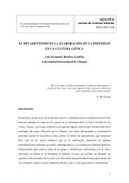 EL DECADENTISMO EN LA ELABORACIÓN DE LA IDENTIDAD EN ...