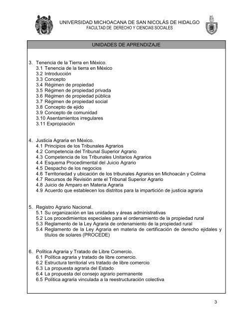 Derecho Agrario - Facultad de Derecho y Ciencias Sociales ...