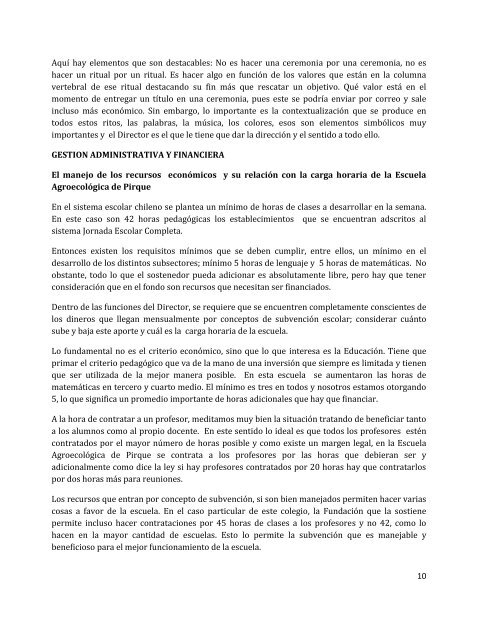 Manual de Gestión Directiva. - Fundación Origen Chile