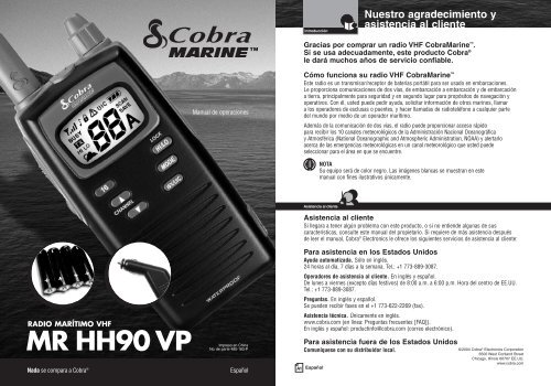 90VP Spanish - Cobra Electronics