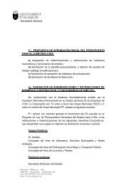 Acord Propuesta de aprobación inicial del presupuestos para