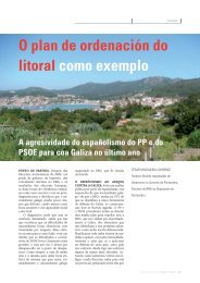 O plan de ordenación do litoral como exemplo - Terra e Tempo