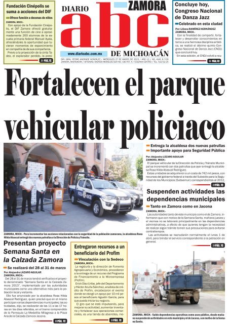 ZAMORA - Diario ABC de Michoacán