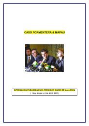 CASO FORMENTERA & MAPAU - Los Genoveses