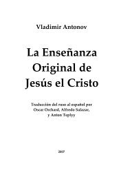 La Enseñanza Original de Jesús Cristo