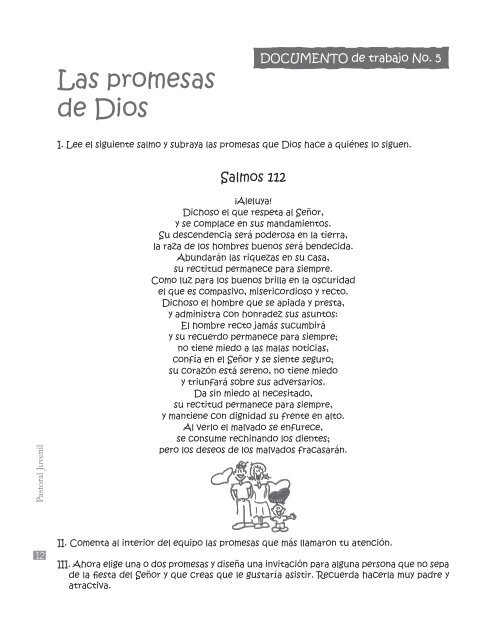 2.- Tema 01: Dios nos invita a la fiesta - Pastoral Juvenil