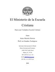 El Ministerio de la Escuela Cristiana - MINTS español