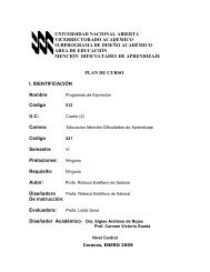 Programas de Expresión - CiberEsquina - Universidad Nacional ...