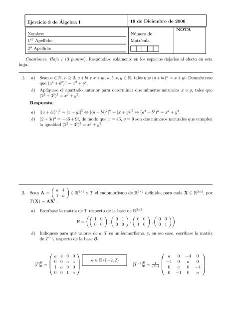 Modelo de examen