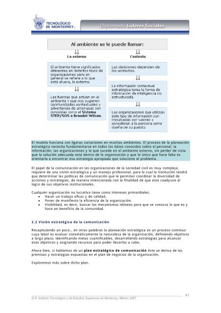 Módulo 3. Cómo lograr presencia en la sociedad - Centros ...