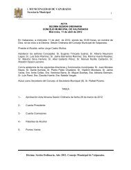 ACTA SESION EXTRAORDINARIA DE CONCEJO - Municipalidad ...