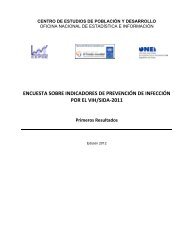 Encuesta sobre Indicadores de Prevención de Infección por el VIH ...