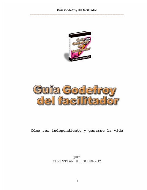 Guía Godefroy del facilitador - Bisetti Publisher