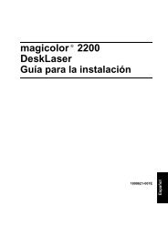 Guía para la instalación - Konica Minolta Printer Registration