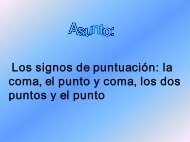 Los signos de puntuación coma, el punto y coma, los ... - Cubaeduca