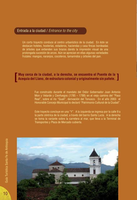 Guía Turística Santa Fe de Antioquia
