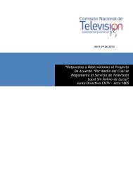 Respuestas a observaciones - Autoridad Nacional de Televisión