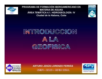 INTRODUCCION A LA GEOFISICA.pdf - Programa de Naciones ...