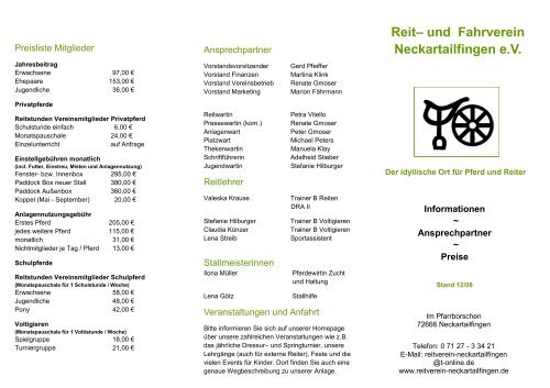 Reit– und Fahrverein Neckartailfingen e.V.