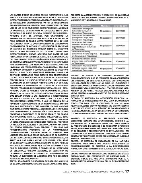 Gaceta Municipal Agosto.pdf - Unidad de Transparencia San Pedro ...