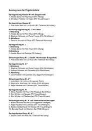 Auszug aus der Ergebnisliste als PDF - Reitverein Treuchtlingen