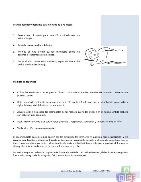 Procedimiento para la operación del servicio de pedagogía ... - IMSS