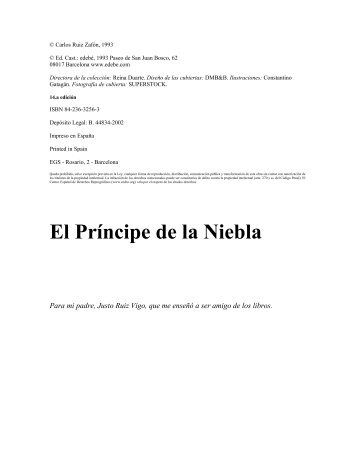 El Príncipe De La Niebla.pdf - Digital Las 4 Villas