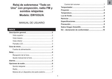 EW103 UM_ES-R6-20110719.pdf - Oregon Scientific