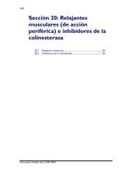 Sección 20: Relajantes musculares (de acción periférica) e ...