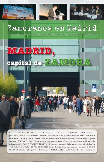 Año 2009. Tercera época. Publicación Nº3 - Casa de Zamora en ...