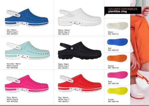 COLORES DISPONIBLES clog