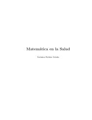 Matemática en la Salud - Carlos Lizama homepage - Universidad ...