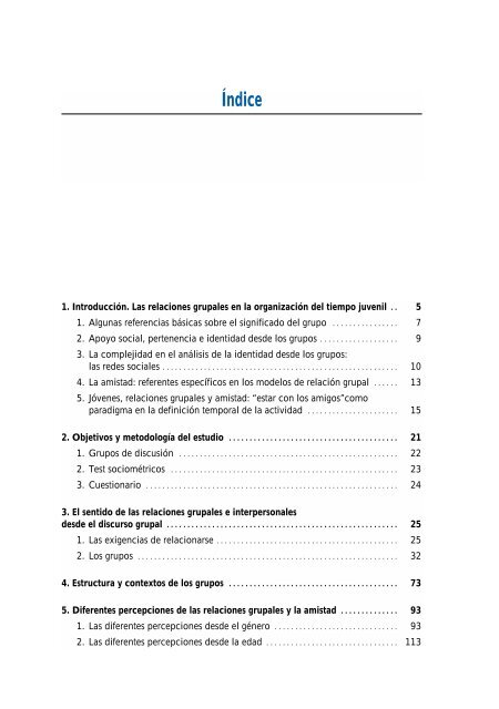 "Jóvenes y relaciones grupales". - Fundación de Ayuda contra la ...